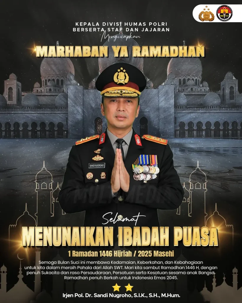Kadiv Humas: Sambut Ramadhan, Bulan Suci Penuh Khidmat