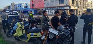 Tim Patmor Polresta Mamuju Kembali Amankan 9 Unit Sepeda Motor Balap Liar di Pasar Baru Mamuju