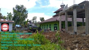 PT Manakarra Unggul Lestari Kembali Menurunkan Bantuan Alat Berat Dan Timbunan Untuk Masjid Di Desa Rantemario (Tommo 6)