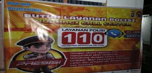 Memasuki Hari ke-5, Sosialisasi Layanan Hotline Polri 110 Polresta Mamuju, Mulai Tunjukkan Hasil
