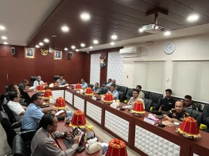 Asintel dan Aspidmil Kejati Sulsel Hadiri Rapat Forkopimda di Mapolda Sulsel, Bahas Kondisi Kamtibmas