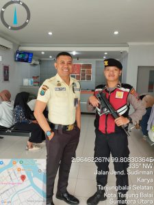Polres Tanjung Balai Laksanakan Pengamanan Ketat di Bank, Wujudkan Keamanan dan Kenyamanan Nasabah