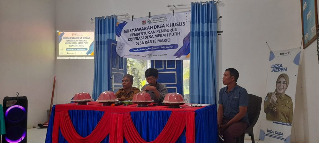 Pemerintah Desa Rantemario Kecamatan Tommo Bentuk Koperasi Merah Putih