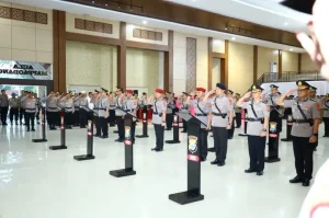 Kapolda Sulsel Pimpin Serah Terima Jabatan Pejabat Utama dan Kapolres Jajaran Polda Sulsel