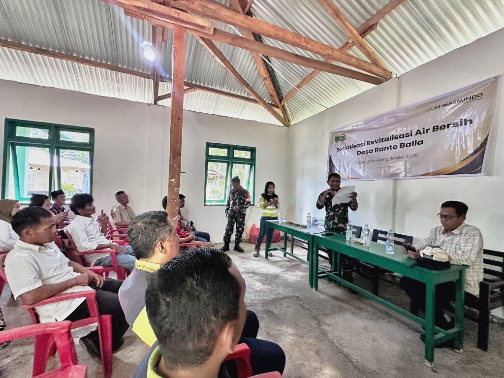 Sosialisasi Revitalisasi Sarana Air Bersih di Desa Rante Balla: Langkah Awal Kolaborasi MDA dan Kodim 1403/Palopo