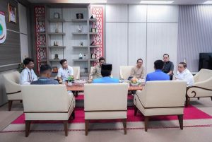 Pengurus Koordinator Cabang PMII Kabupaten Mamasa Melakukan Audensi Dengan Wakil Gubernur Sulbar Salim S Mengga