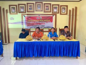 Kepala Desa Tallu Banua Bentuk Koperasi Merah Putih Demi Tingkatkan Kesejahteraan Warga