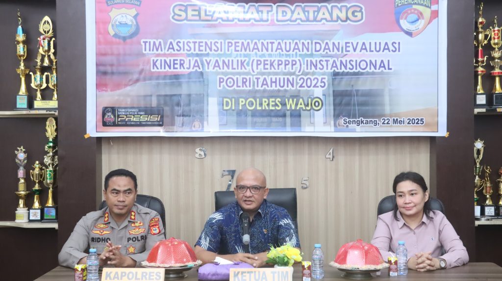 Asistensi Pelayanan Publik Oleh Tim Astamarena Polri Kunjungi Polres Wajo