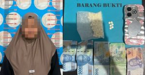 Satuan Reserse Narkoba Polres Majene Amankan Wanita Pengedar Obat Terlarang Jenis Trihexyphenidyl di Majene