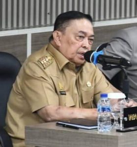 Jumpa Pers Wakil Gubernur Salim S Mengga menyebutkan sebagian besar program yang menyentuh masyarakat sudah dilaksanakan menjelang 100 hari kerja