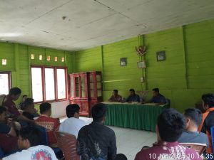 Desa Salutahongan Gelar Rapat Bahas Kerja Sama Antar Desa Terkait Perbaikan Jembatan Gantung di Dusun Pebulajangan