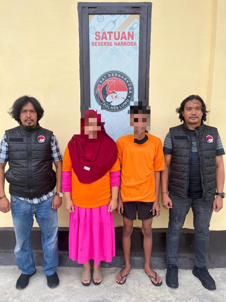 Ibu dan Dua Anak Terlibat Jaringan Obat Ilegal, Polres Luwu Ungkap Titipan Barang Haram di Tengah Keluarga