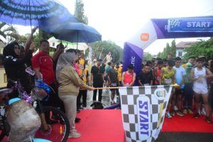 Semarakkan HUT Bhayangkara ke-79, Polres Sinjai Gelar Fun Run Meski Diguyur Hujan