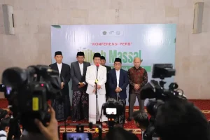 Menag Nasaruddin Tegaskan Pentingnya Akta Nikah dalam Nikah Massal 100 Pasang di Istiqlal
