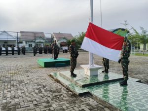 Tegaskan Disiplin dan Waspadai Judi Online, Dandim 1427/Pasangkayu Pimpin Upacara di Makodim
