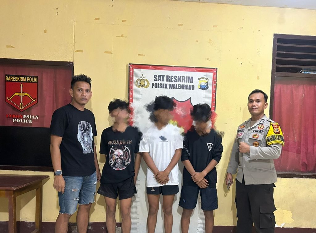 Berakhir di Tangan Polisi: Trio Remaja Pemalak Ditangkap Saat Beraksi