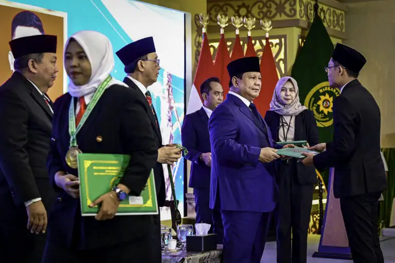 Presiden Prabowo Hadiri Pengukuhan 1.451 Hakim Mahkamah Agung