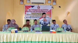 Dua Kepala Desa Hadiri Konferensi Ranting PGRI Jampu Barang di Soppeng