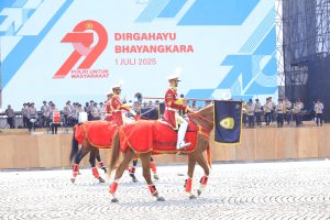 Hari Bhayangkara Ke-79 : Motor Layang, Pasukan Turangga, dan K9 Akan Meriahkan Hari Bhayangkara ke-79 di Monas
