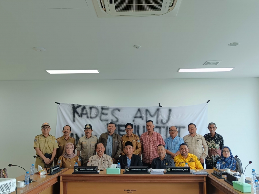 Komisi I DPRD Sulbar Bersama Gerbang Nusantara Untuk Indonesia Bahas Pelaksanaan Undang-Undang Nomor 3 Tahun 2024 Terkait Perubahan Kedua Atas UU Desa