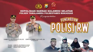Momentum Dirgahayu Bhayangkara Ke 79, Polsek Tamalanrea Rilis Video Inspiratif “Pengabdian Polisi RW”
