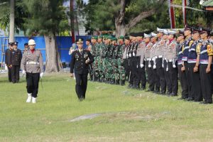 Polres Majene Gelar Upacara Hari Bhayangkara ke-79 di Pendopo Rujab Bupati Majene