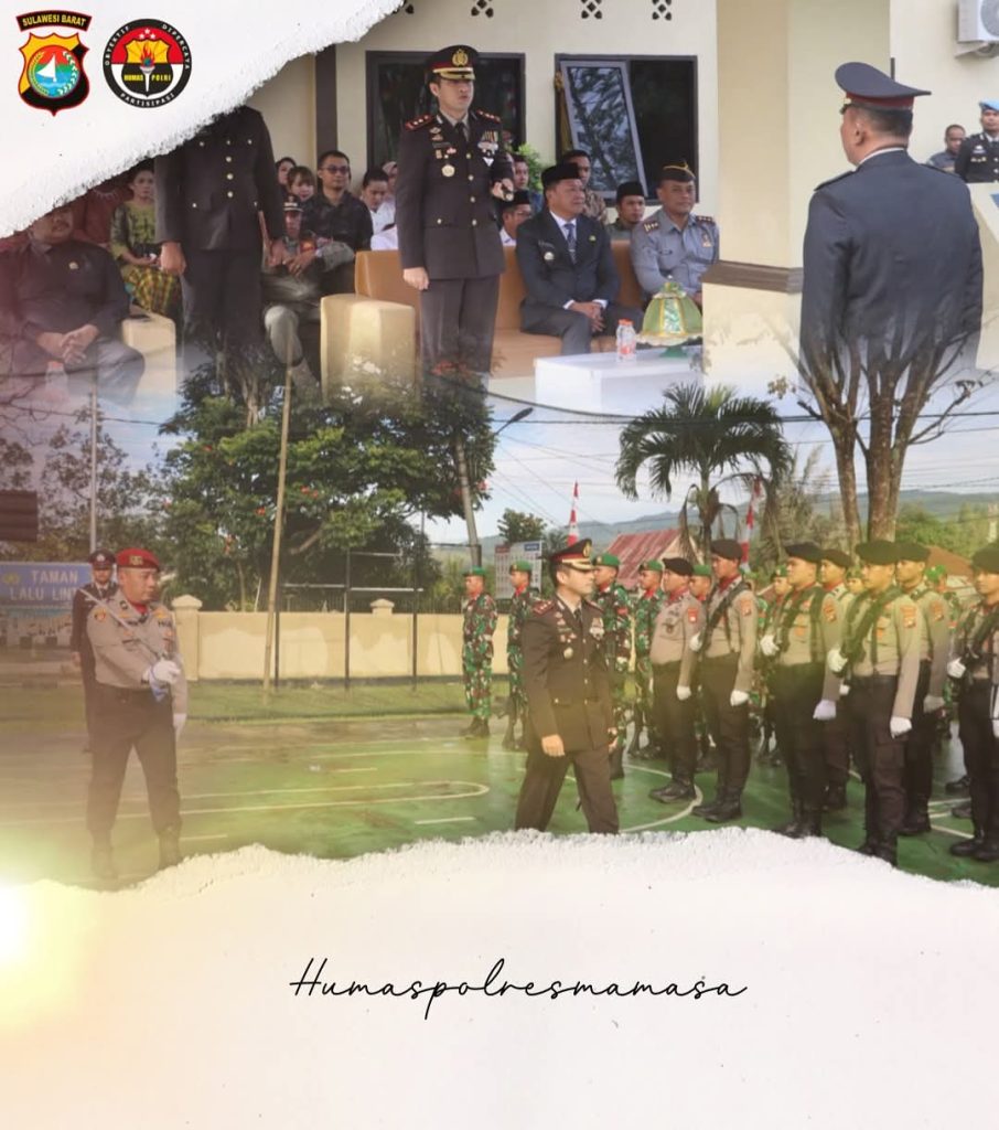 Polres Mamasa Laksakan Upacara Memperingati Hari Bhayangkara Ke-79