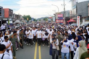 Ribuan Peserta Ikut Jalan Sehat Semarakkan Hari Jadi Kabupaten Luwu Ke-66