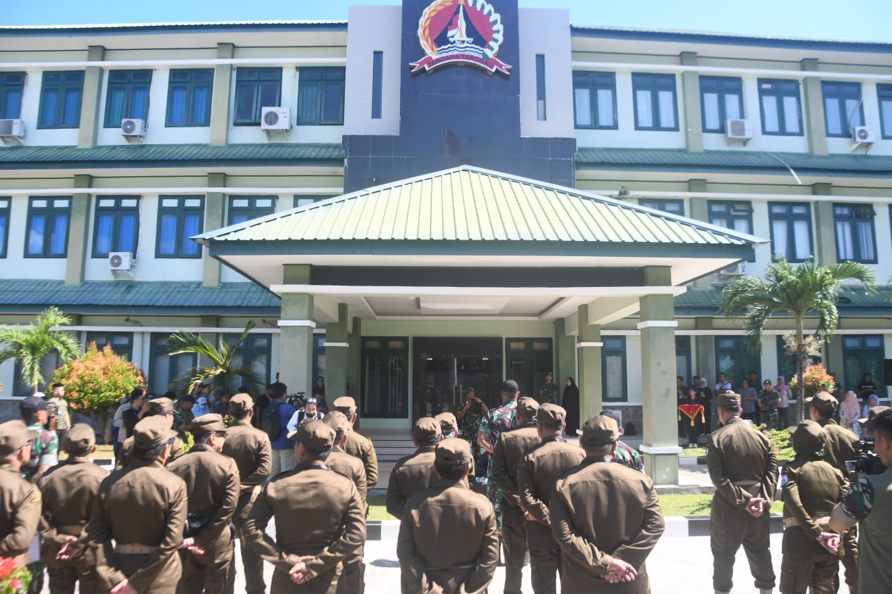 Danrem 142/Tatag Sambut Peserta Retreat Pemprov Sulbar di Makorem 142/Tatag