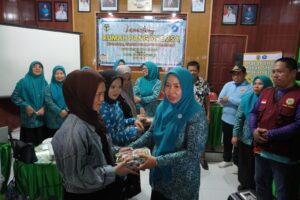 Ketua TP-PKK Luwu Hj Kurniah Patahudding Launching Rumah Pangan Beragam, Bergizi, Seimbang dan Aman