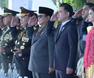 Presiden Prabowo Hadiri Puncak Peringatan HUT Bhayangkara Ke-79 di Monas