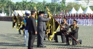 Presiden Prabowo Anugerahkan Tanda Kehormatan Nugraha Sakanti ke 7 Satuan Kerja Polri