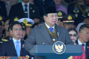 Presiden Prabowo Ucapkan Selamat Hari Bhayangkara Ke-79