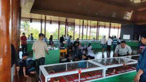 Kanit Binmas Polsek Tinambung Hadiri Penutupan Festival Keris dan Badik Kamardikan Serta Pameran Benda Pusaka di Polman