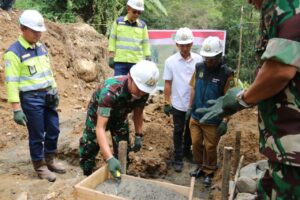 PT Masmindo Dwi Area dan Kodim 1403/Palopo Gelar Groundbreaking Program Revitalisasi Sarana Air Bersih di Desa Rante Balla