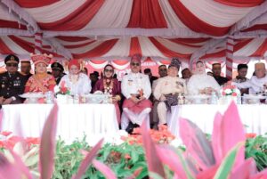 Gubernur Sulbar Menghadiri Upacara Dalam Rangka Memperingati Hari Ulang Tahun (HUT) ke-80 Kemerdekaan Republik Indonesia