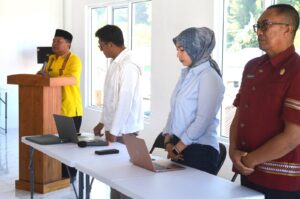 Bupati Mamasa Hadir Dalam Acara Pemaparan Hasil Survey Sementara Kawasan Rencana Pembangunan Rumah Bantuan