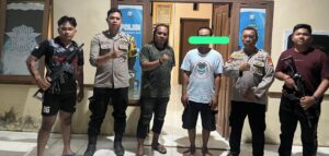 Hanya enam pasca kejadian, Personel Polsek Tommo Berhasil Mengamankan Seorang Terduga Pelaku Penganiayaan yang terjadi di Dusun Salu Pattung