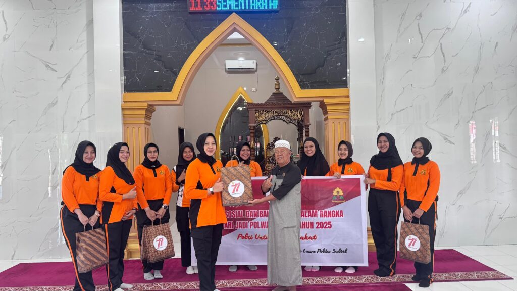 Polwan Polres Luwu Gelar Bakti Religi Sambut Hari Jadi Polwan ke-77