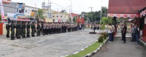 Kapolresta Mamuju Pimpin Apel Pengamanan Aksi Unjuk Rasa di Beberapa Titik Kota Mamuju