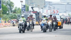 Patroli Polda Sulbar Bersama Masyarakat Menjaga Negeri