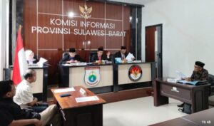 Komisi informasi Sulbar Sidang Sengketa Informasi Tiga Desa di Kecamatan Kalumpang Mamuju