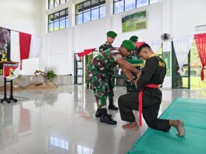 Danrem 142/Tatag Tutup Penataran Latihan Kader Pelatih Pencak Silat Militer TA 2025