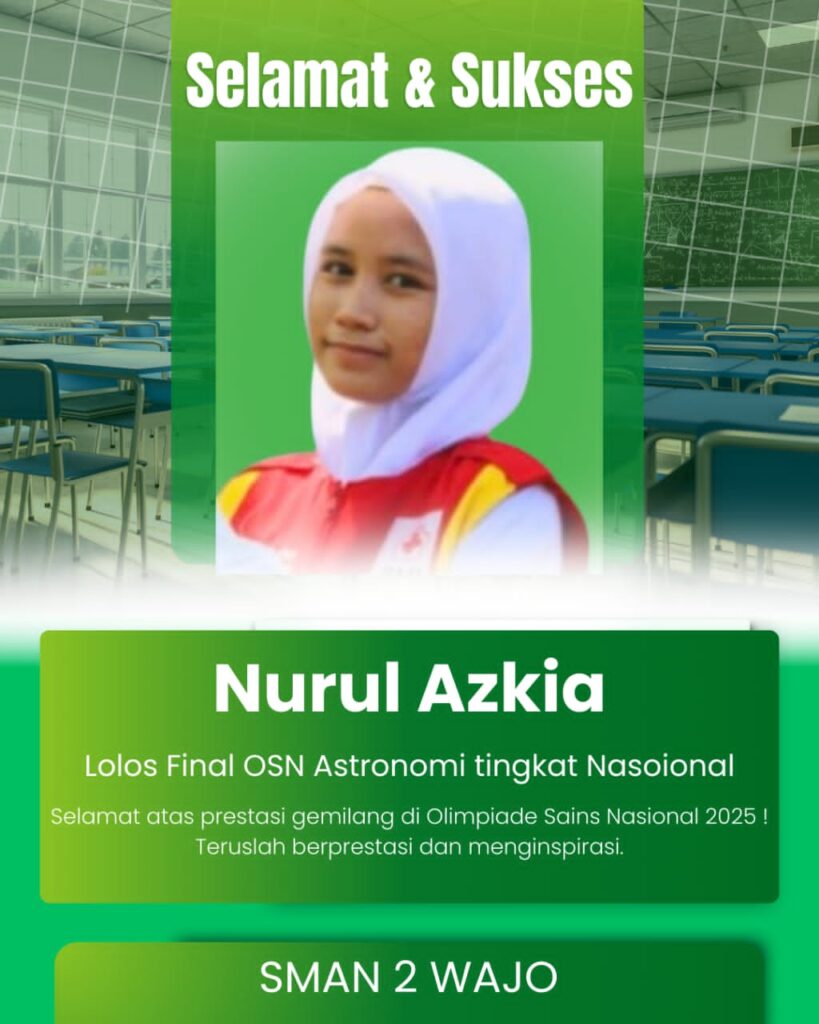 Siswi SMAN 2 Wajo Lolos ke Final OSN Astronomi Nasional: Satu-satunya Wakil Sulsel