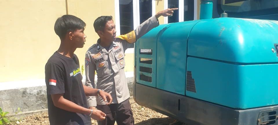 Polsek Mamuju Tindaklanjuti Laporan Pencurian BBM Milik Kontraktor Rujab Wakil Bupati