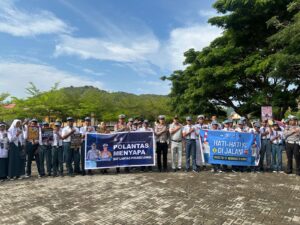Satlantas Polres Luwu Gelar Police Goes to School di SMKN 2 Luwu, Tanamkan Kesadaran Tertib Berlalu Lintas Sejak Dini