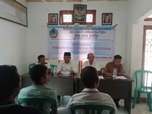 Desa Satar Kampas, Musyawarah Rembuk Stunting dan Pembentukan Tim Penyusunan RKPdes Anggaran 2026