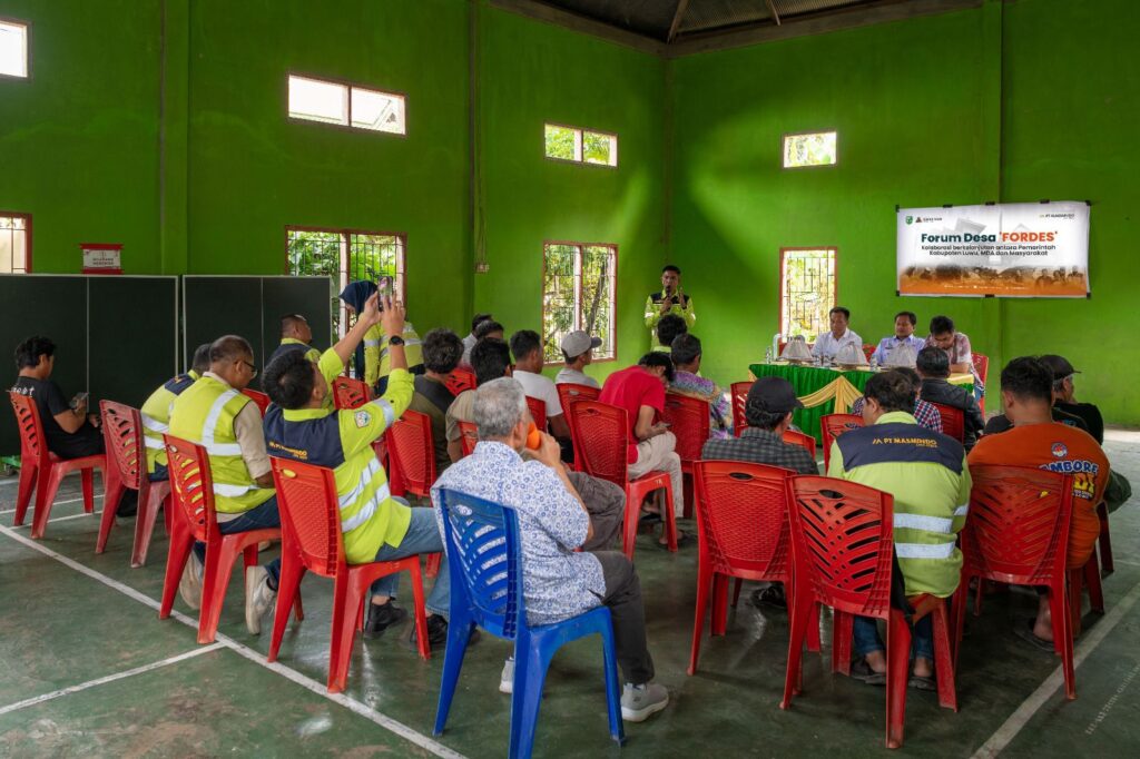 Kelompok Kerja Percepatan dan Kolaborasi Investasi Luwu dan PT Masmindo Dwi  Area Inisiasi Penguatan Forum Desa