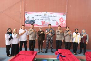 Polres Tanjungbalai Gelar Donor Darah Sambut HUT ke-74 Humas Polri