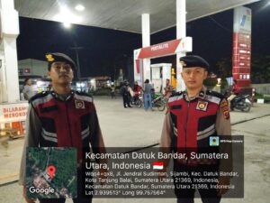 Polsek Jajaran Polres Tanjungbalai Gencarkan Patroli Malam, Ciptakan Rasa Aman di Masyarakat
